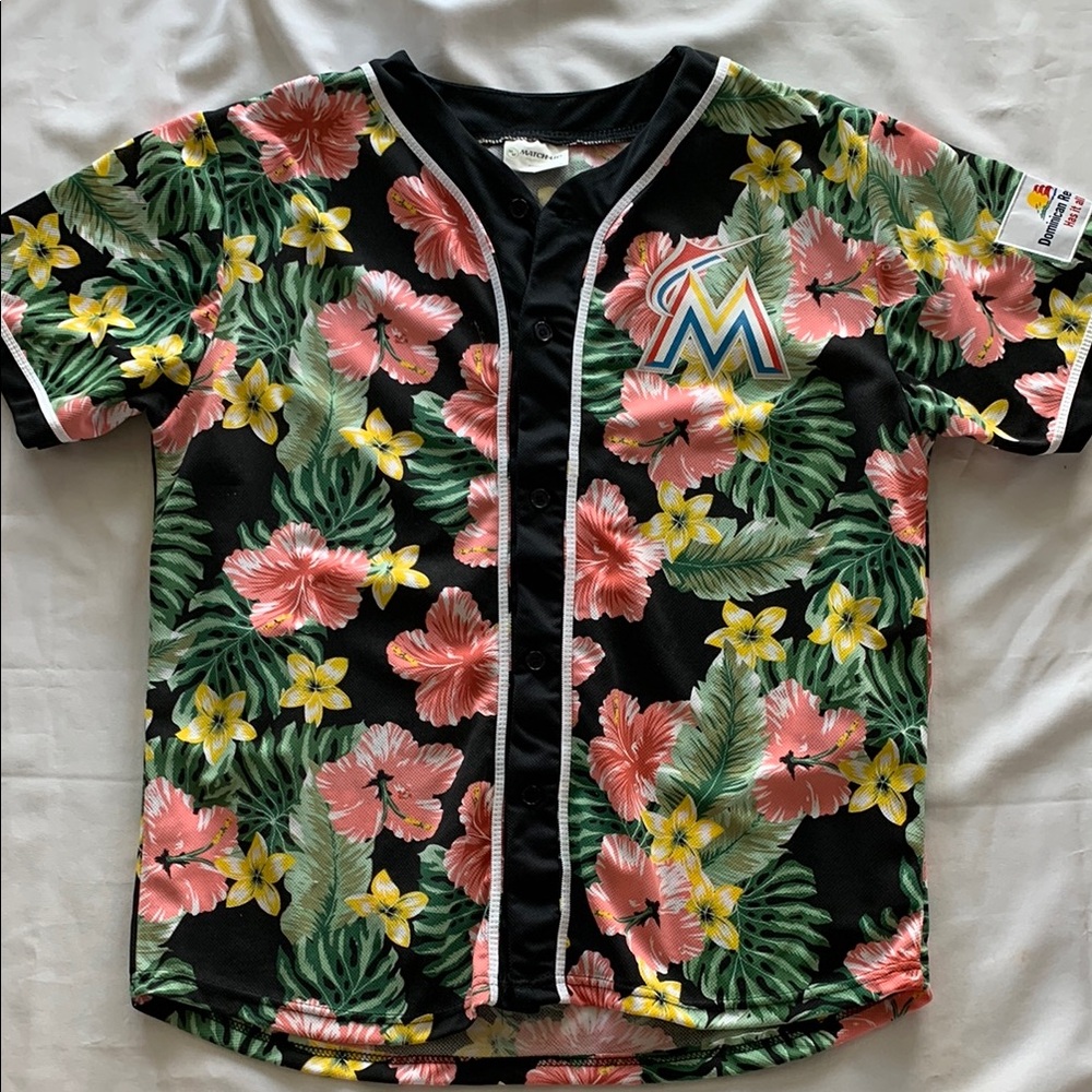 Marlins Floral Jersey